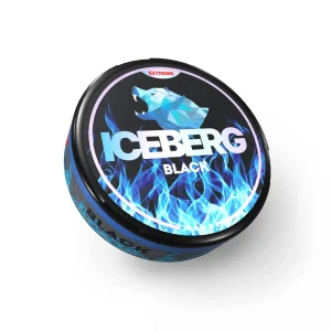 Iceberg Black nicotine pouches from Nicoprof.com.