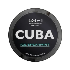 Cuba Ice Spearmint strong nicotine pouches from Nicoprof.com-