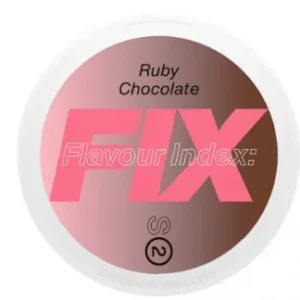 Fix Ruby Chocolate nicotine pouches can be bought online from Nicoprof.com!