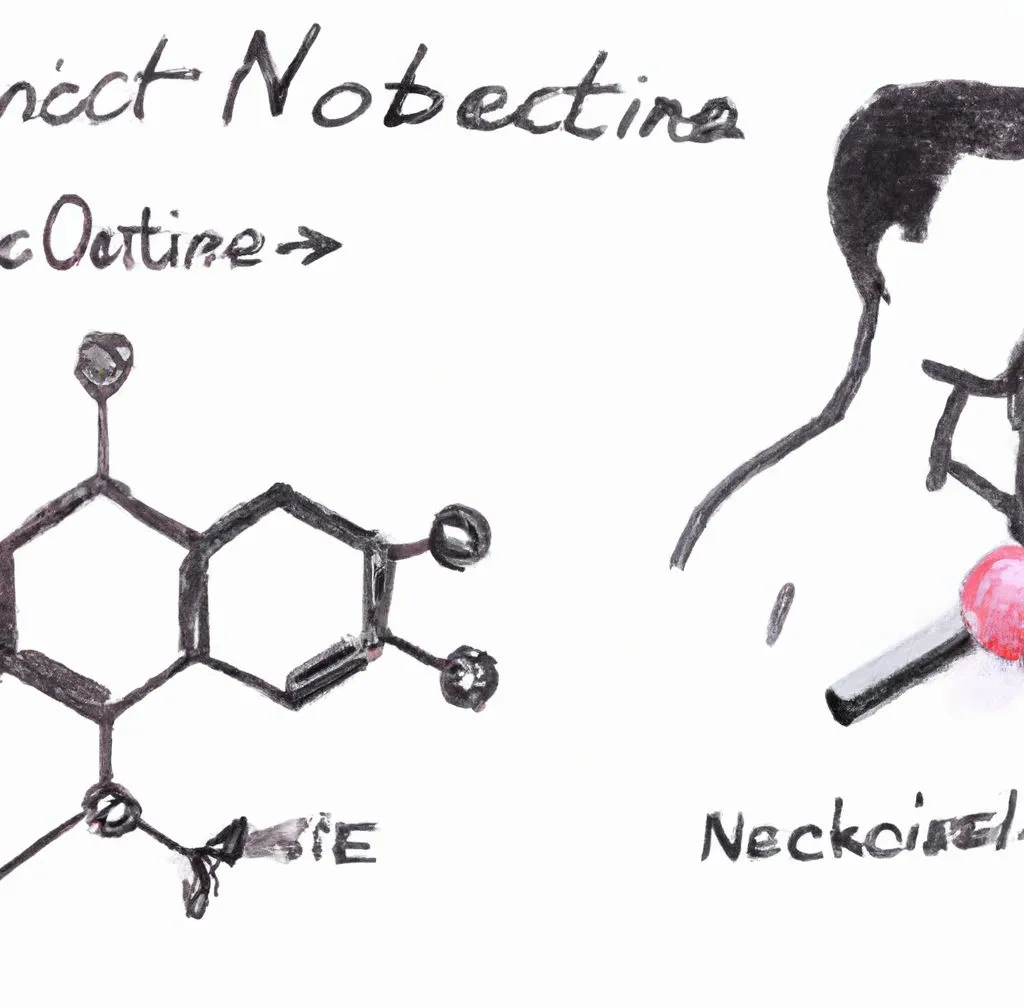 Diagram for article on nicotine and metabolism