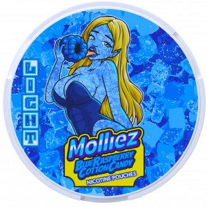 Molliez Blue Raspberry Cotton Candy