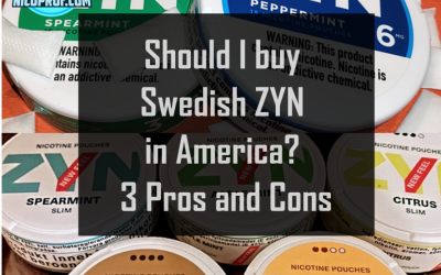 Should I buy Swedish ZYN in America? 3 Pros and Cons